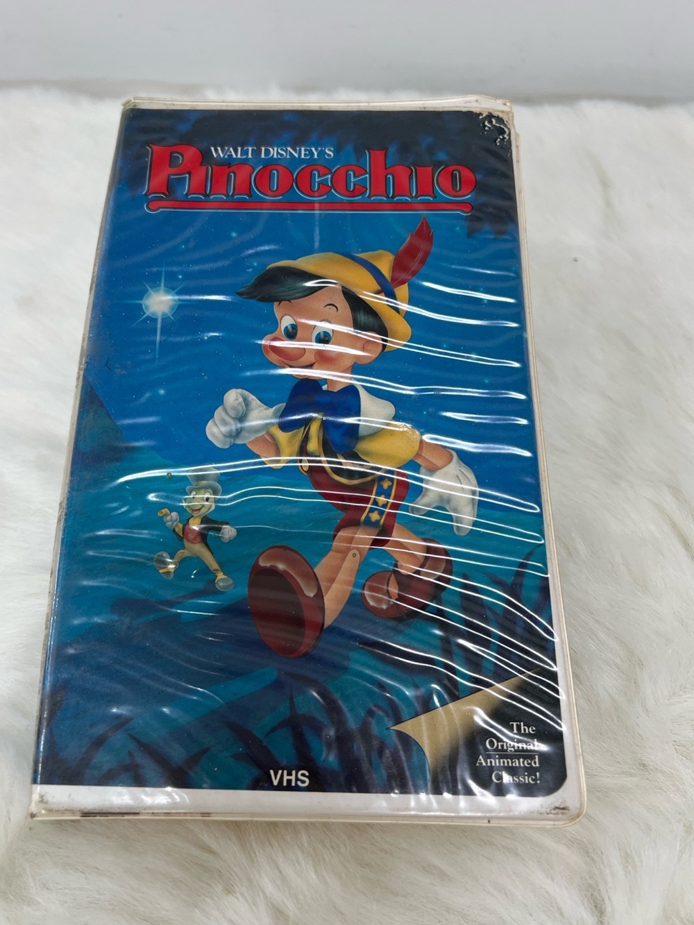 Disney Pinocchio VHS tape ,vintage ,movie night